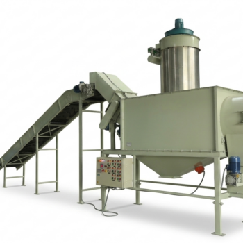 Automatic bag slitting machine