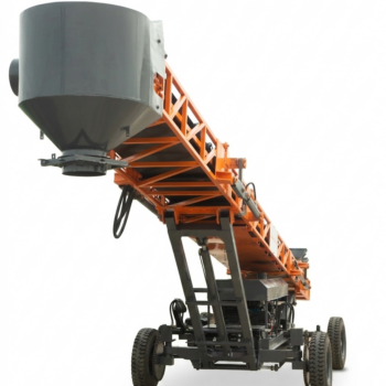 Mobile concrete placer
