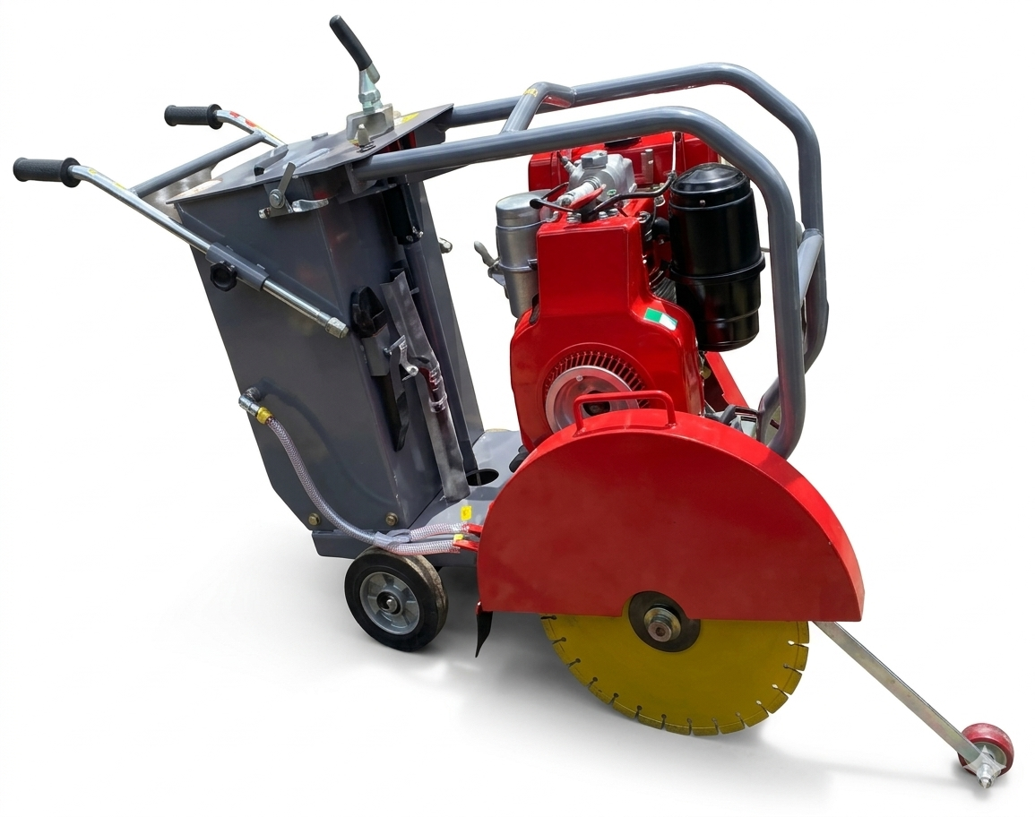 COMPREX / 4 Square CM-150 Concrete Groove Cutter (Electric Motor, Metal Tank)